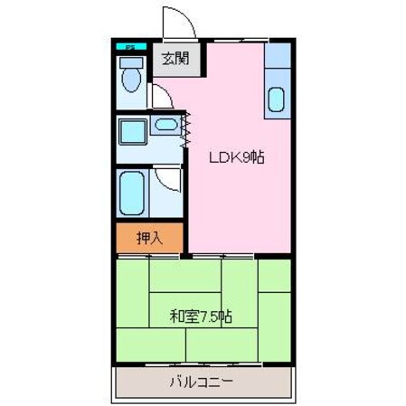 アリエル城山の物件間取画像